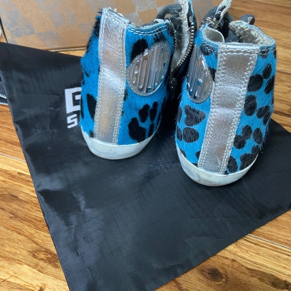 authentic golden goose francy sneakers animalier mix color size 36 ggdb - Picture 4 of 12